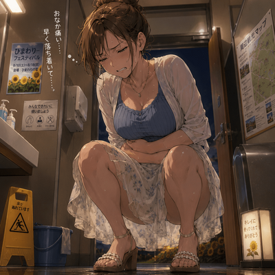 ポスター風（スカート）