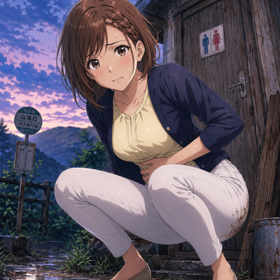 ポスター風（パンツスタイル）