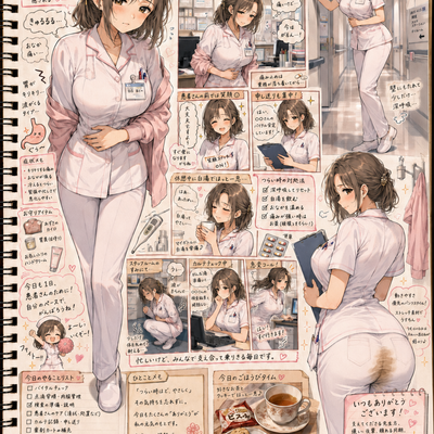 おなかをくだした女の子